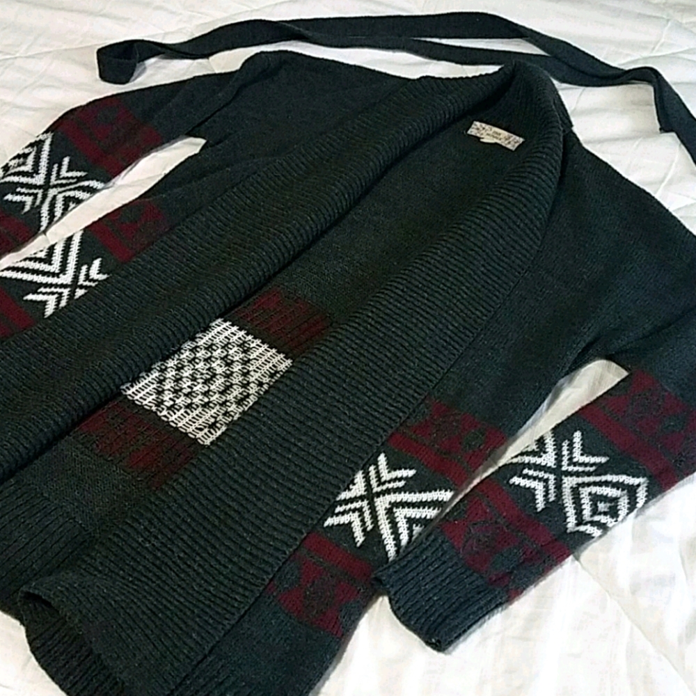 Warm Dark Gray Cardigan